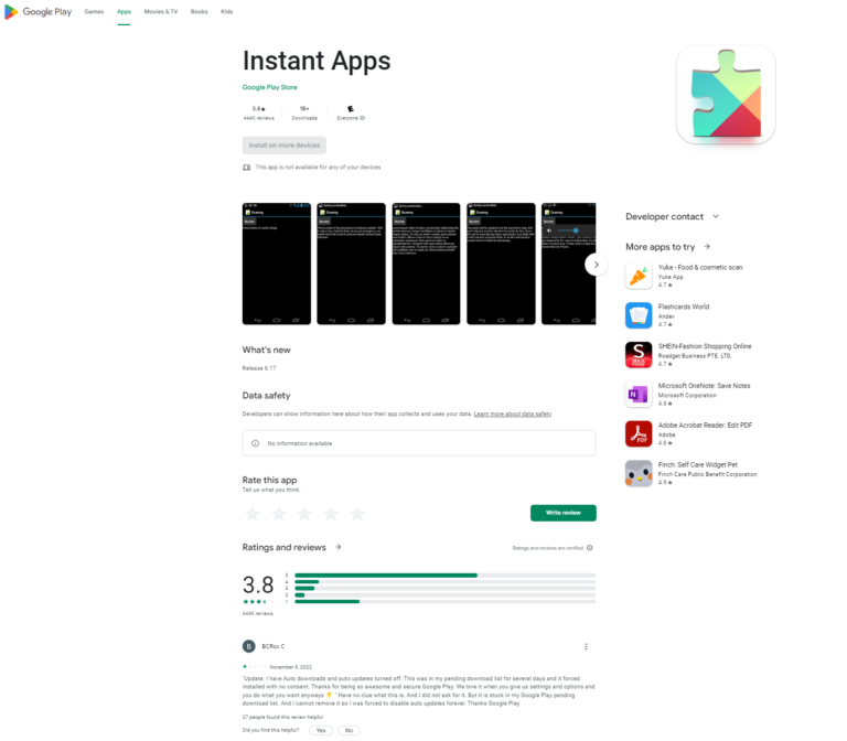instant apps